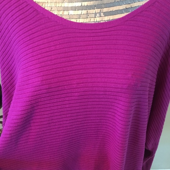Lane Bryant Sweater Purple Sz 26/28 - Picture 3 of 4
